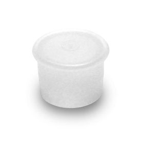 24MM LDPE FLAT TOP STRAIGHT SHANK DISPENSING PLUG - 0.052" ORIFICE