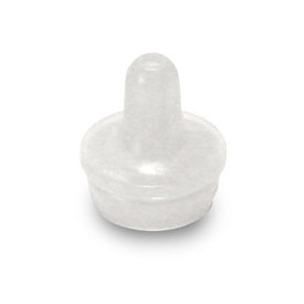 18MM CLEAR LDPE CONTROLLED DROPPER PLUG - 0.01" 0.02" ORIFICE