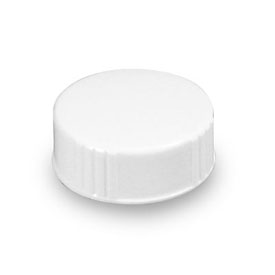 28-400 WHITE PHENOLIC PRINCESS COLE THERMOSET CT CAP WITH CONE LINER