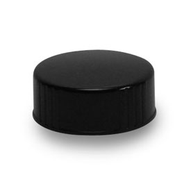 28-400 BLACK PHENOLIC PRINCESS COLE THERMOSET CT CAP WITH CONE LINER