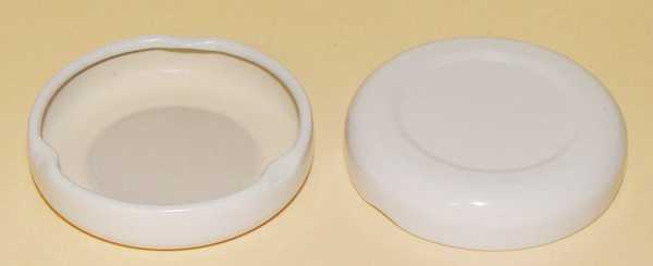 38-2000 TIN-PLATE STEEL METAL LUG / TWIST CAP WITH PLASTISOL LINER