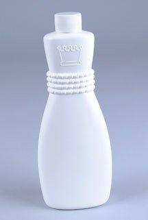 16OZ CLEAR WOOLWASH OVAL HDPE WITH 28-410 NECK FINISH
