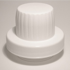 72MM WHITE PLASTIC JUMP DRAINBACK CUP CLOSURE