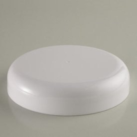 89-400 WHITE SMOOTH SIDE PLASTIC DOMED CT CAP