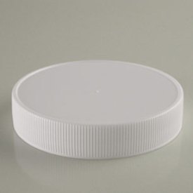 83-450 WHITE RIB SIDE MATTE TOP SHORT SKIRT PLASTIC CT CAP
