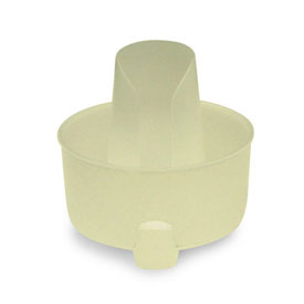 70MM WHITE PLASTIC SPOUT DRAINBACK CUP CLOSURE