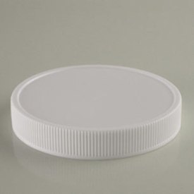 83-400 WHITE RIB SIDE MATTE TOP SHORT SKIRT PLASTIC CT CAP