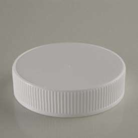 70-400 WHITE RIB SIDE MATTE TOP SHORT SKIRT PLASTIC CT CAP