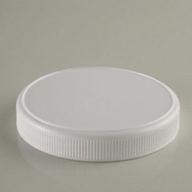 83-400 WHITE RIB SIDE MATTE TOP PLASTIC SHORT SKIRT CT CAP