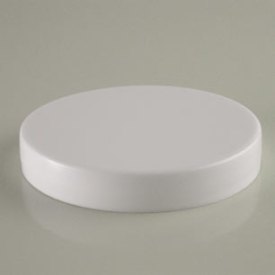 70-400 WHITE SMOOTH SIDE SMOOTH TOP SHORT SKIRT PLASTIC CT CAP