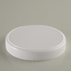 70-400 WHITE RIB SIDE MATTE TOP SHORT SKIRT PLASTIC CT CAP