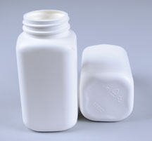 260CC WHITE PACKER SQUARE HDPE - 45-400