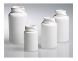 100CC WHITE J-CAP PACKER ROUND HDPE WITH 38MM NECK