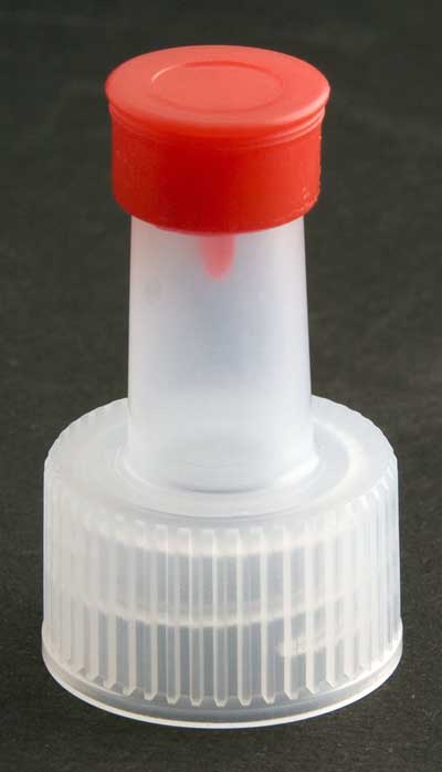 20-410 NATURAL RIB SIDE SIDE SEAL OPEN SPOUT CLOSURE (0.308" X 0.076" ORIFICE)