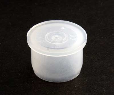 24MM SMOOTH SIDE / SMOOTH TOP ORIFICE REDUCER PLUG (0.034" ORIFICE)