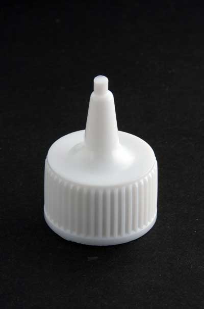 20-410 WHITE RIB SIDE PLUG SEAL SNIP TIP CLOSURE (0.033" ORIFICE)