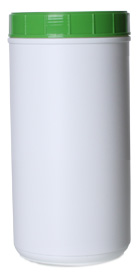 100OZ NATURAL CANISTER ROUND HDPE WITH 120MM NECK