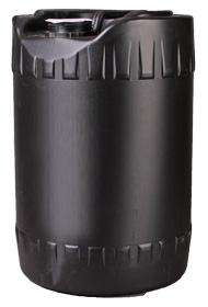 6GALLON WHITE TIGHTHEAD ROUND HDPE WITH 70MM NECK