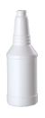 12OZ WHITE CARAFE ROUND HDPE WITH 21MM NECK
