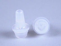 13MM WHITE SMOOTH SIDE / SMOOTH TOP LDPE EXTENDED CONTROLLED DROPPER TIP (0.009 ORIFICE)