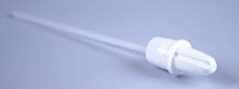 18MM WHITE SMOOTH SIDE / SMOOTH TOP LDPE EXTENDED SPRAY MIST TIP (0.025 ORIFICE)