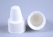 18MM WHITE RIB SIDE / SMOOTH TOP PP NASAL SPRAY CLOSURE