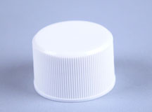 28MM WHITE RIB SIDE / MATTE TOP PP CONTINUOUS THREAD (CT) CAP