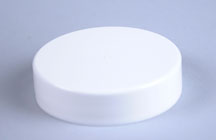 38MM WHITE SMOOTH SIDE / SMOOTH TOP PP CONTINUOUS THREAD (CT) CAP