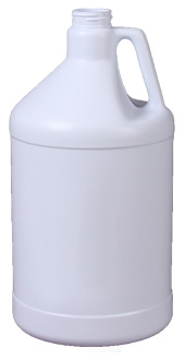 1GALLON WHITE SERIES A ROUND HDPE WITH 38-400 NECK FINISH