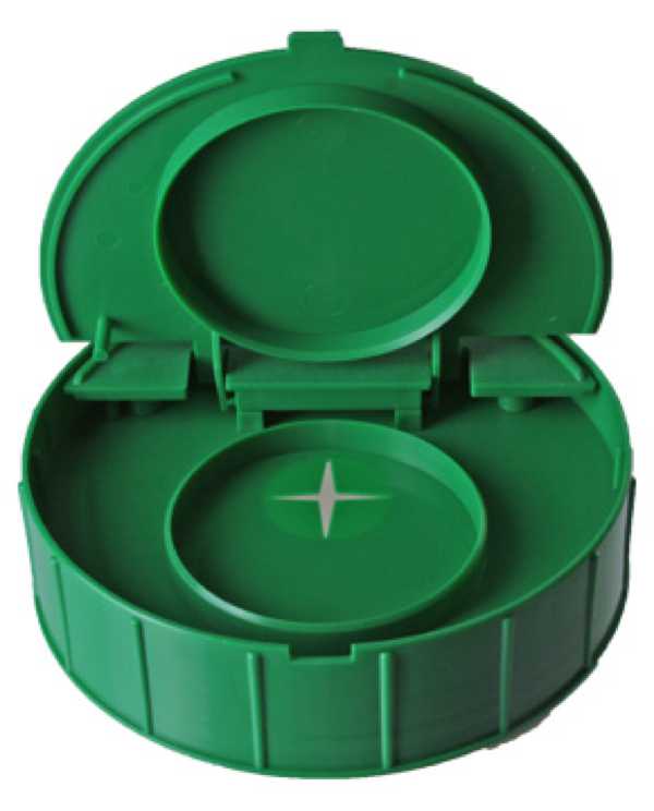 120MM GREEN PP CONTINUOUS THREAD (CT) CAP ST