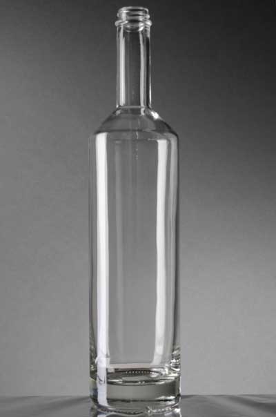 750ML FLINT IDAHO SPIRITS SCREW NECK ROUND GLASS - 28-400 NECK