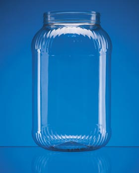 128OZ NATURAL GALLON ROUND PET WITH 110-400 NECK FINISH