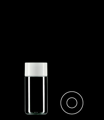100ML SHORT TUBULAR ROUND PETG WITH 20-415 NECK FINISH