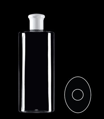 400ML OVAL PET WITH 24-415 NECK FINISH