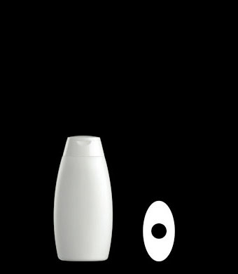 50ML VOGUE OVAL HDPE WITH 14MM NECK