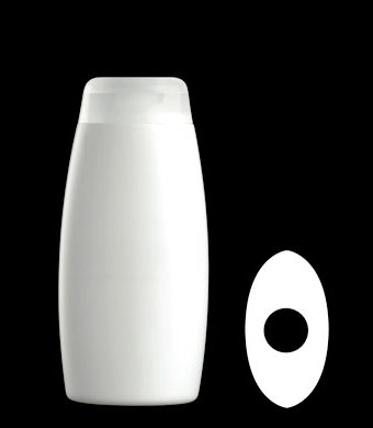 300ML VOGUE-BIO OVAL HDPE WITH 22MM NECK