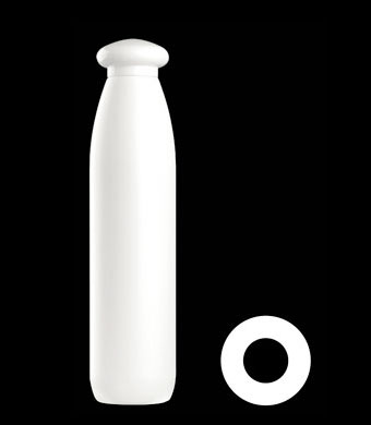250ML POLARIS ROUND HDPE WITH 24-410 NECK FINISH