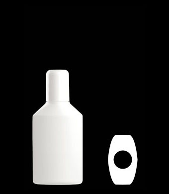 125ML DAILY OVAL HDPE WITH 24-415 NECK FINISH