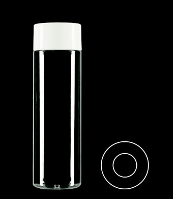 350ML TUBULAR ROUND PETG WITH 28MM NECK