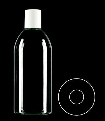 750ML TALL ROUND PETG WITH 31MM NECK