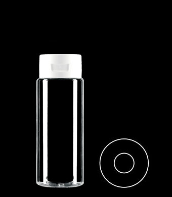 250ML SHORT TUBULAR ROUND PETG WITH 22MM NECK