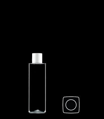 100ML TALL SQUARE PET WITH 20-415 NECK FINISH