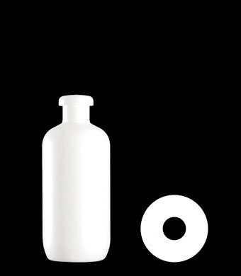 400ML BOSTON ROUND HDPE WITH 24-415 NECK FINISH