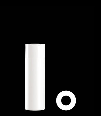 200ML TUBULAR ROUND HDPE WITH 24MM NECK
