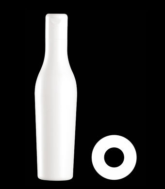 250ML TAPERED ROUND HDPE WITH 24-415 NECK FINISH