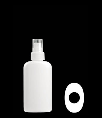 100ML CRISTO OVAL HDPE WITH 22-410 NECK FINISH