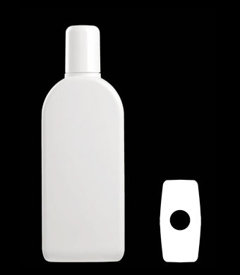200ML SANTOS OVAL HDPE WITH 24-415 NECK FINISH