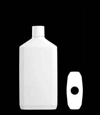 200ML SIROCCO OVAL HDPE WITH 20-415 NECK FINISH