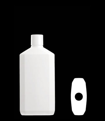 180ML SIROCCO OVAL HDPE WITH 20-415 NECK FINISH