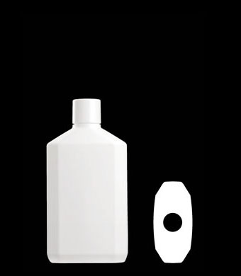 150ML SIROCCO OVAL HDPE WITH 20-415 NECK FINISH